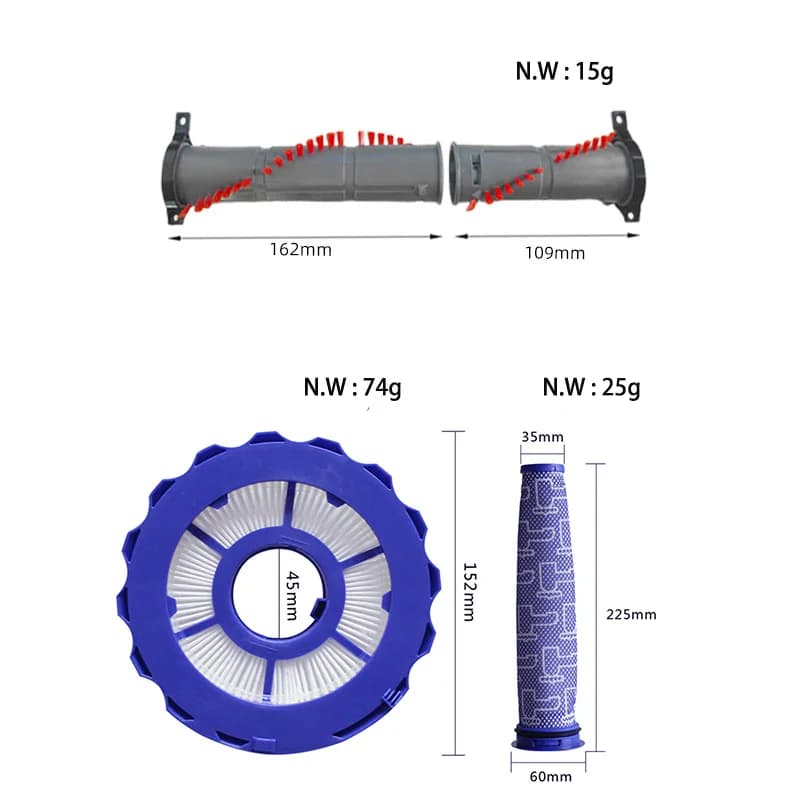 Compatible pour Dyson DC40 Multi Sol Animal Aspirateur DY-924405-01 DY-923587-02 DY-922676-01 Roulea