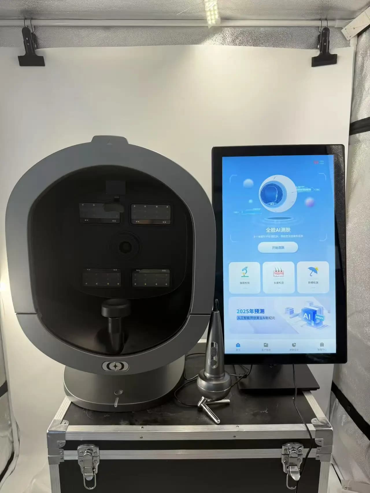 Appareil de scanner 3D IA portable avec caméra pour analyse faciale et cutanée, analyseur de peau Fa