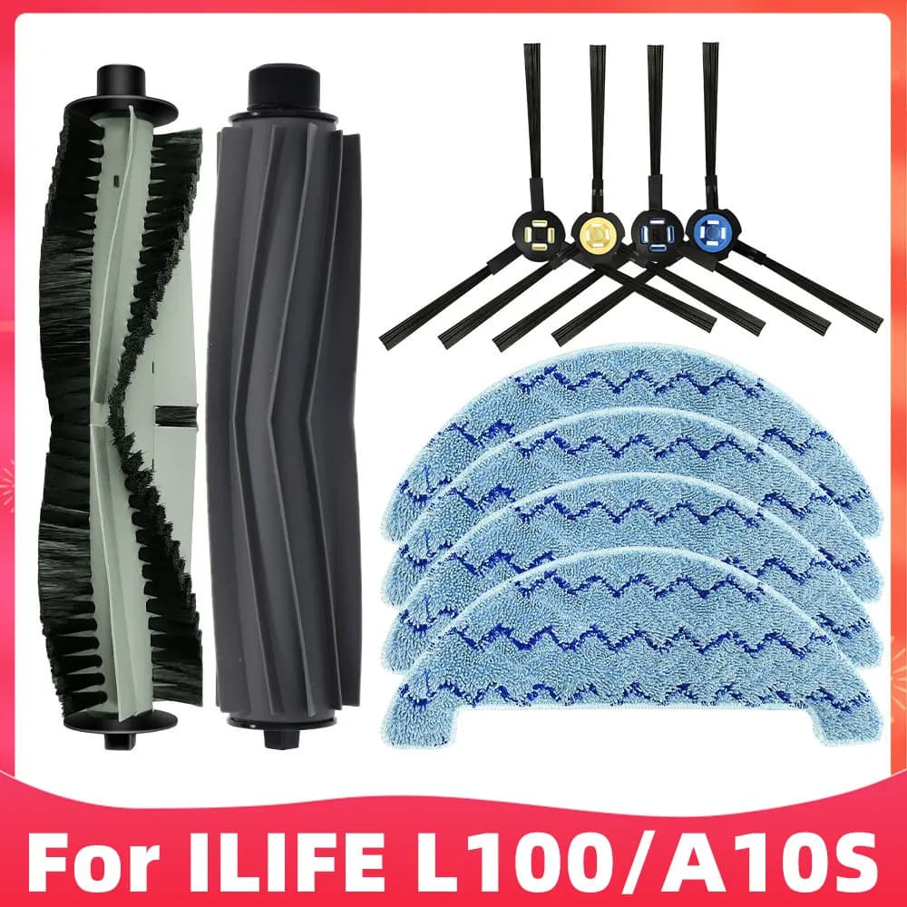 Pièces de rechange pour aspirateur Robot ILIFE L100 / A10S / A80 Plus, accessoires, brosse latérale 