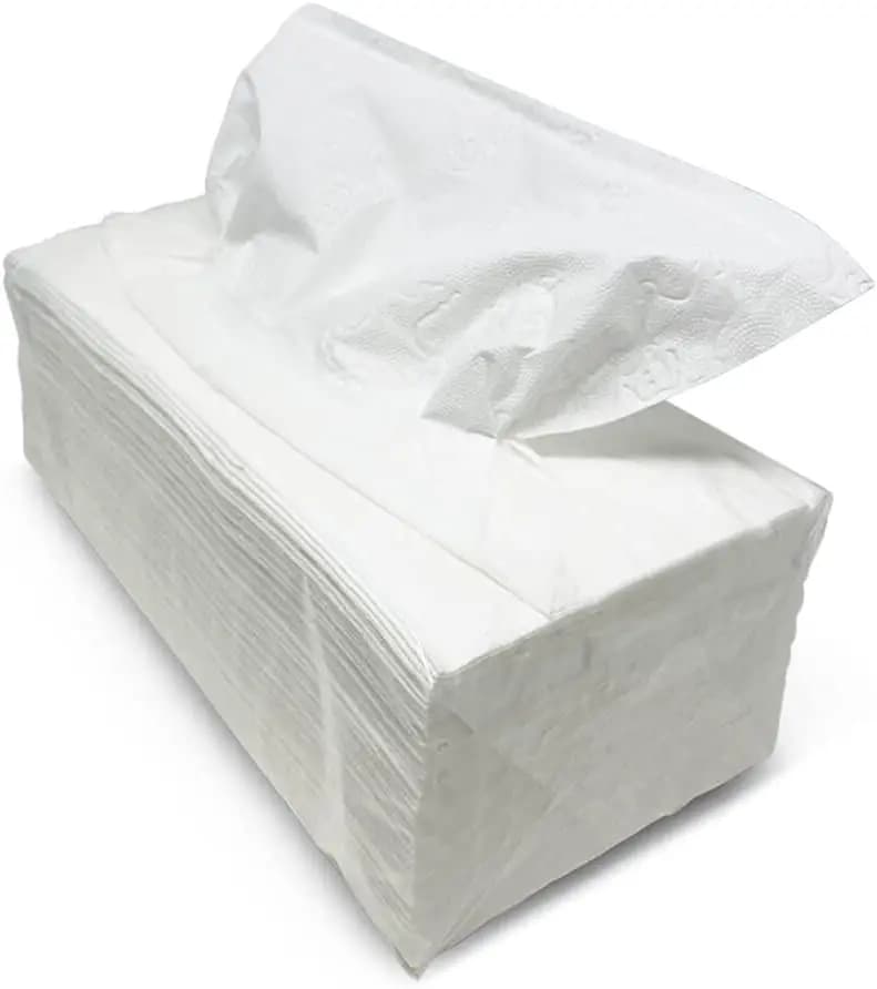 Serviettes en papier sec en tissu Zigzag |   Double couche laminée |   Pack de 3000 pièces