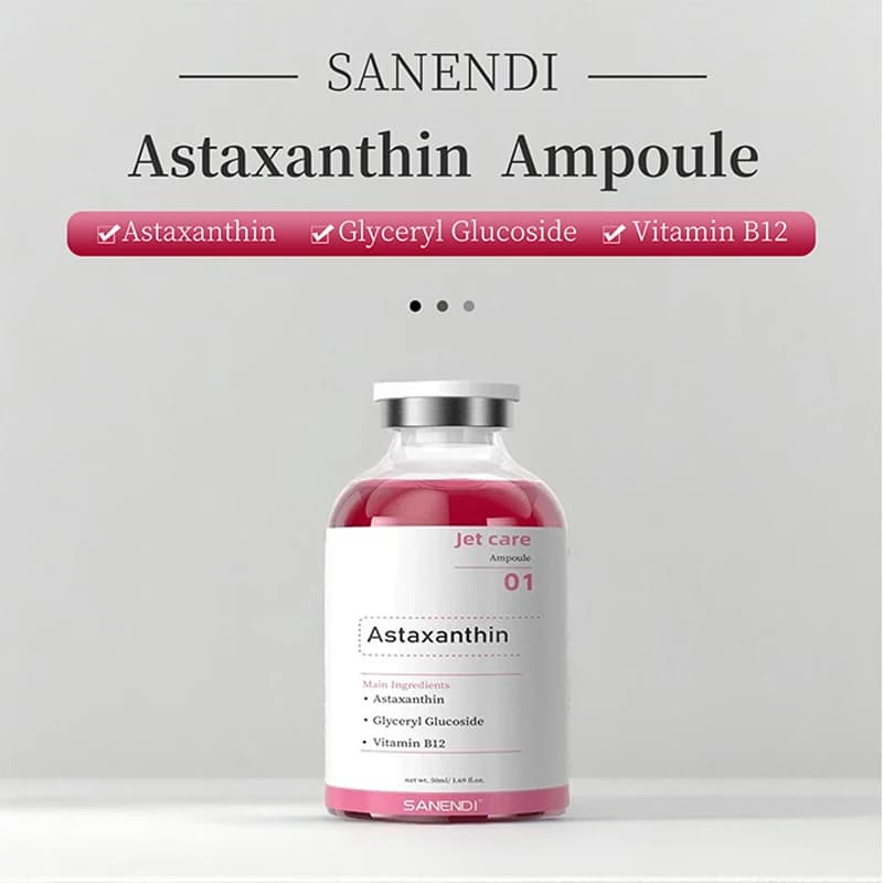 SANENDI – sérum pour la peau du visage, Ampoules hydratantes et éclaircissantes, soin avec Astaxanth