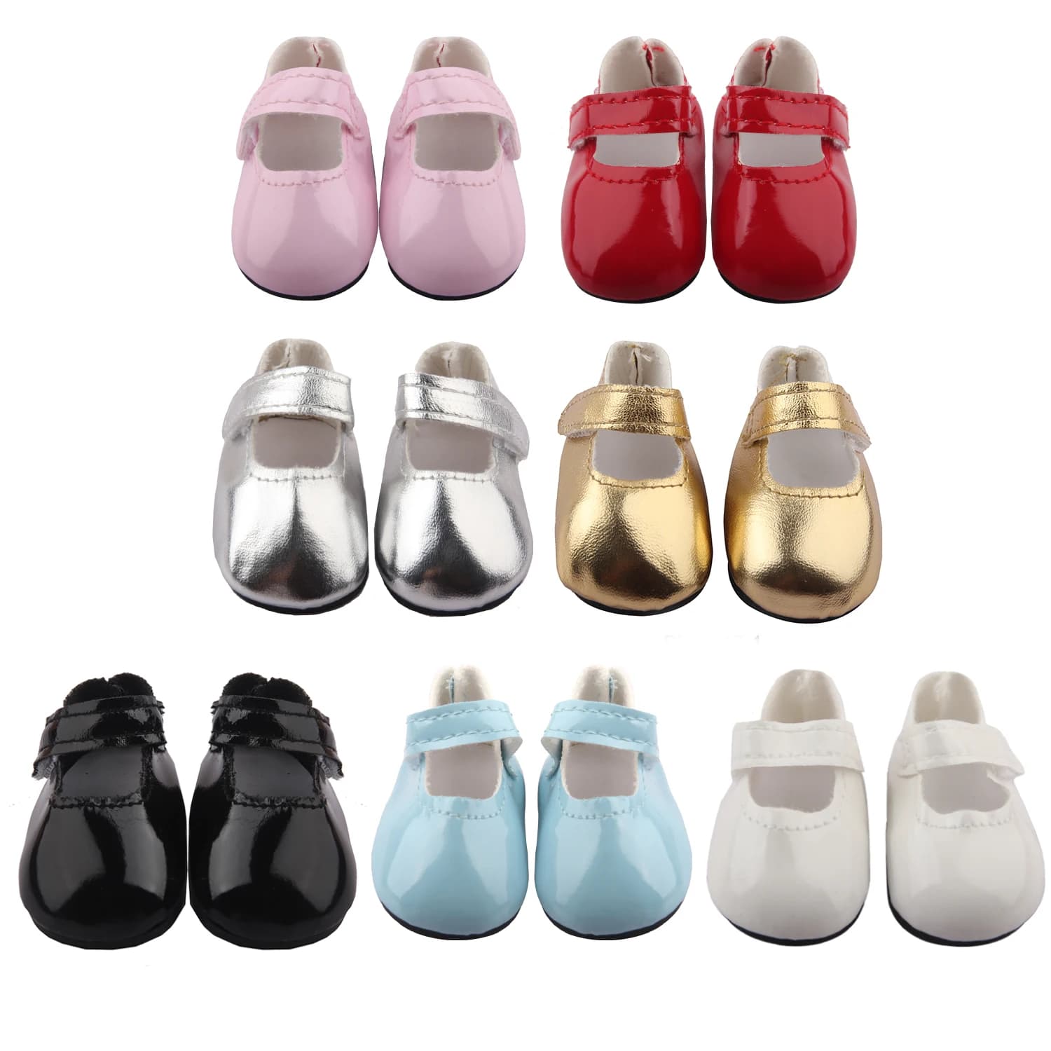 Chaussures de poupée Panda mignonnes de 5 Cm pour Paola Reina, Mini chaussures de poupée en cuir pou