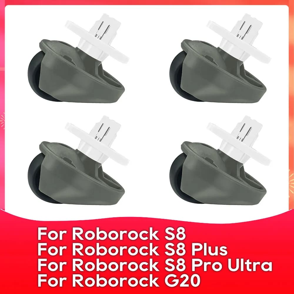 Roborock-Pièce de rechange pour aspirateur Roborock S8 Plus / S8 Pro Ultra / G20, roulette à roue av