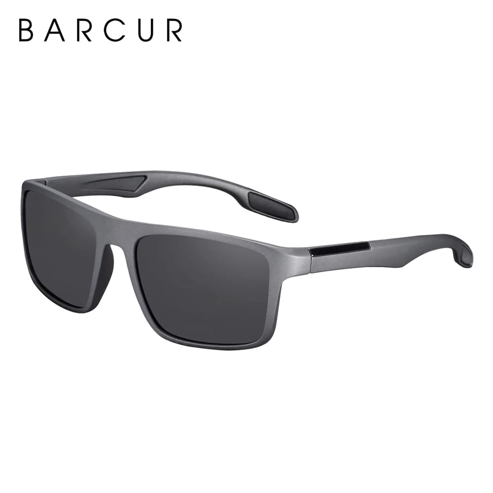 BARCUR marque lunettes de soleil hommes TR90 cadre ultraléger polarisé Vintage lunettes de soleil po