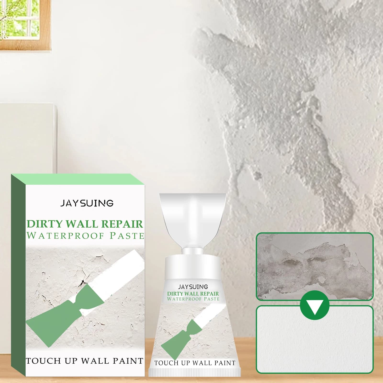 Pâte imperméable pour la réparation des murs sales, crème de réparation des fissures, agent de répar