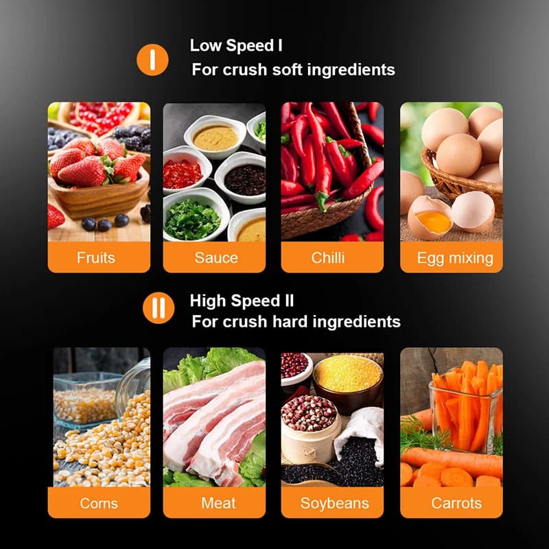 Hacheur électrique en acier inoxydable 3L, hachoir à viande, hachoir à légumes, trancheuse à viande,