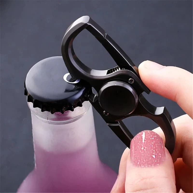 Spinner à doigt Fidget main Spinner Anti-anxiété jouet soulage le Stress doigt Spinner Ketchain ouvr
