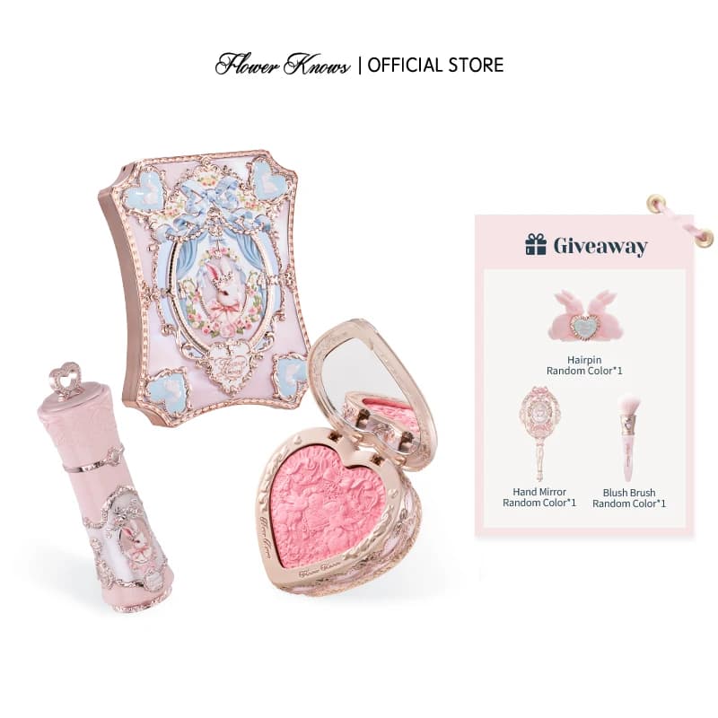 [NOUVEAU] Coffret cadeau Flower Knows Bunny Garden comprenant une palette de maquillage + un rouge à
