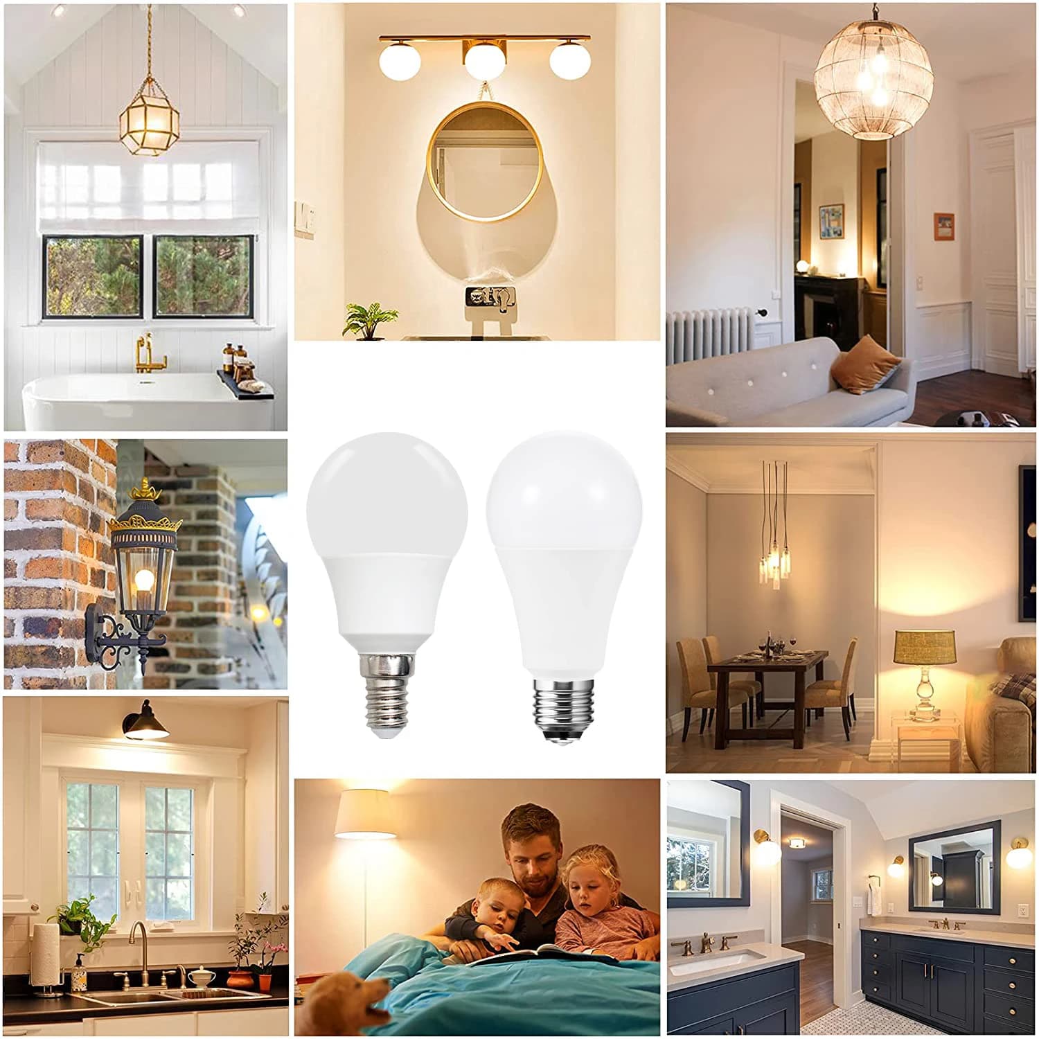 10 pièces 110V LED ampoule lampes E26 E27 E14 120V 3W 6W 9W 12W 15W 18W 20W Lampada Bombilla Table l