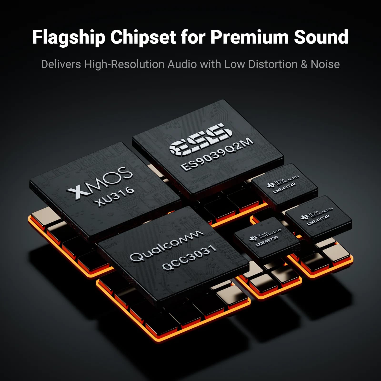 Fosi Audio ZD3 Bluetooth USB DAC de bureau avec entrée ARC, décodeur numérique entièrement équilibré