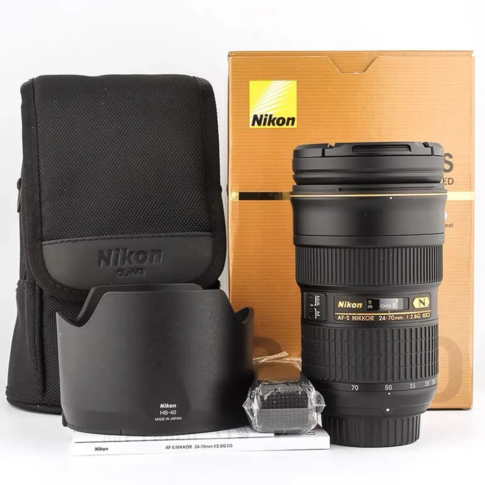 Objectif Nikon AF-S 24-70mm f/2.8G ED, pour appareils photo reflex D610 D600 D750 D810 D800 D800E D8