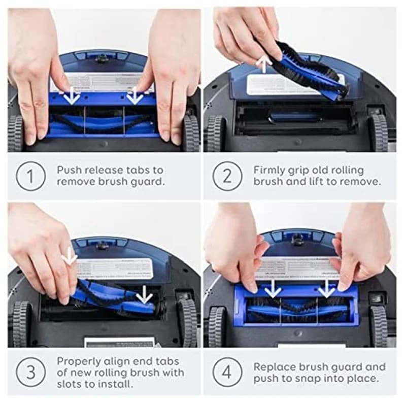 Compatible avec Eufy Robovac 11S Plus 35C 30 30C 15C 12 25C Aspirateur Robotique Rouleau Principal B