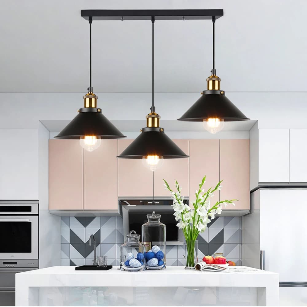 Vintage suspension Loft rétro lustre suspension lampe E27 Base industrielle suspension Edison éclair