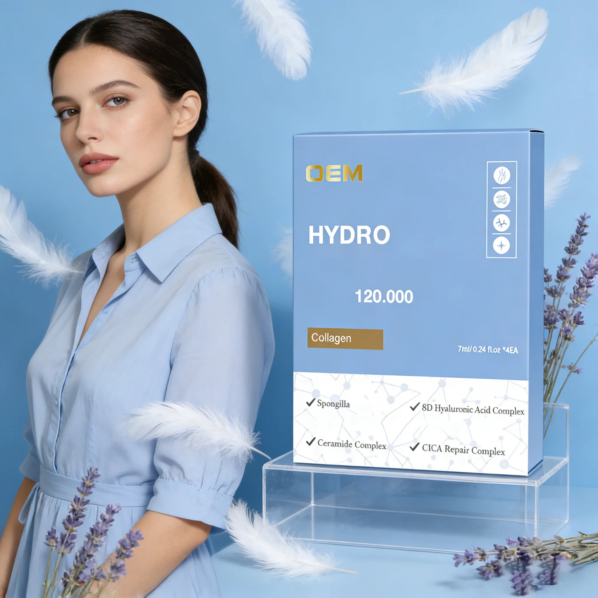 NOUVEAU 2026 Exos PDRN GSH Sérum Vita Collagène Peptide Essence Soin Visage Lissant Hydratant Beauté
