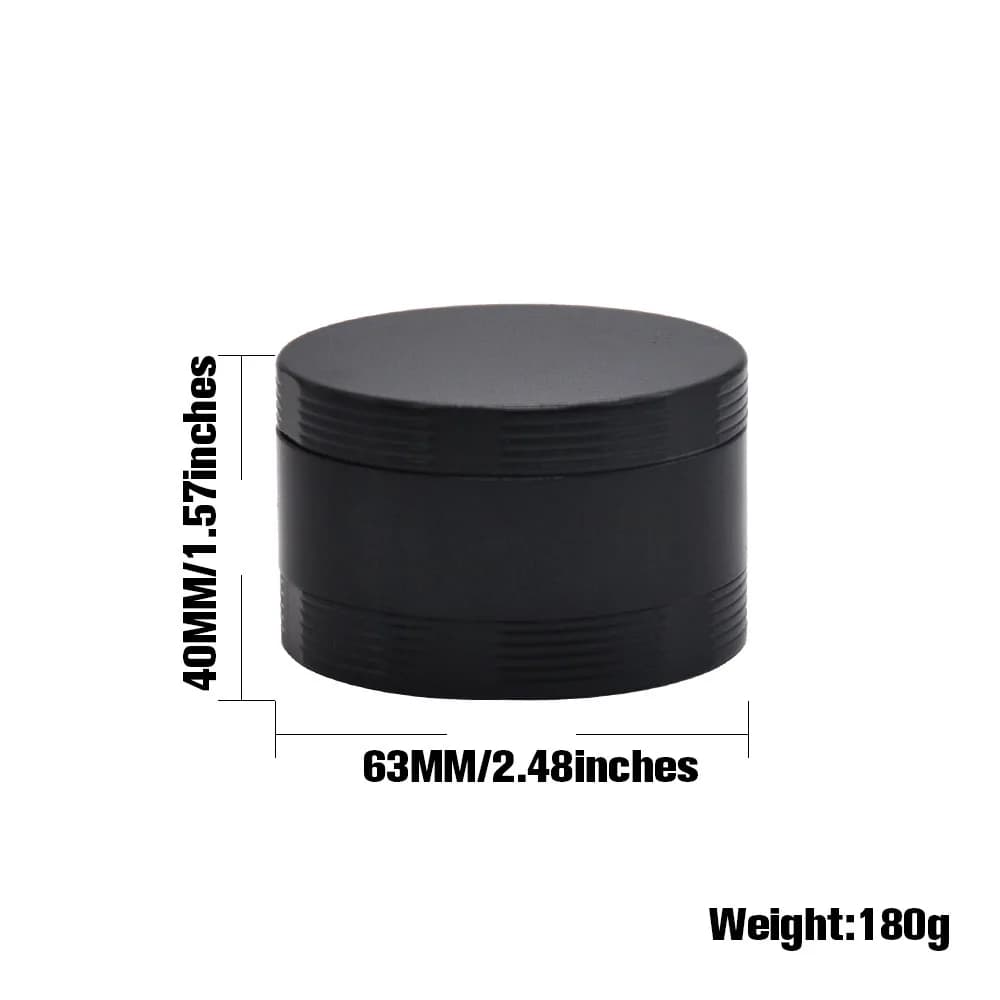 Broyeur d'herbes avec revêtement en céramique antiadhésif, 63mm, broyeur d'épices, de fumée de tabac
