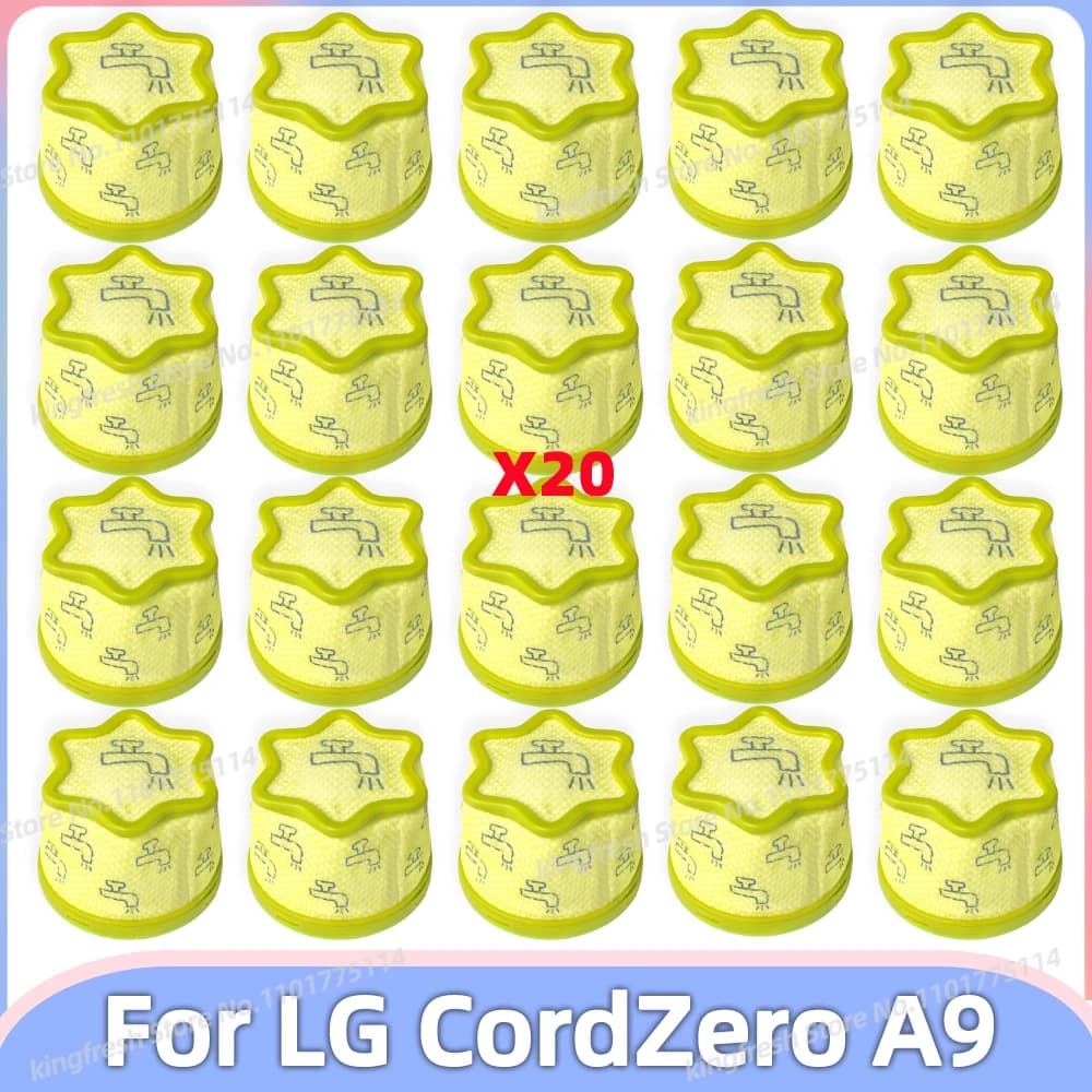 Compatible avec le filtre pré-filtre pour les pièces de l'aspirateur LG CordZero A9 A958VA A958SA A9