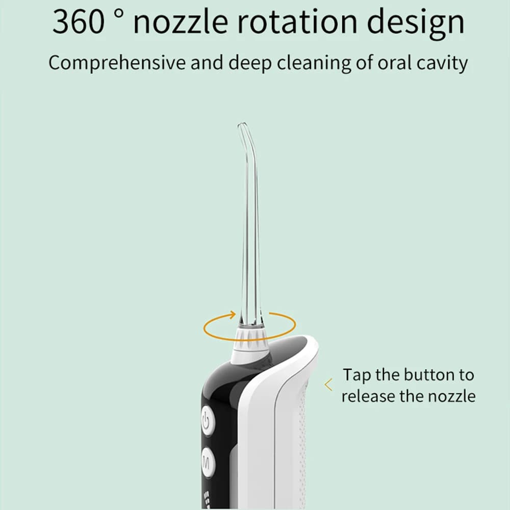 Xiaomi Youpin – irrigateur dentaire Intelligent, Jet d'eau, blanchiment, Rechargeable par USB, 330ml