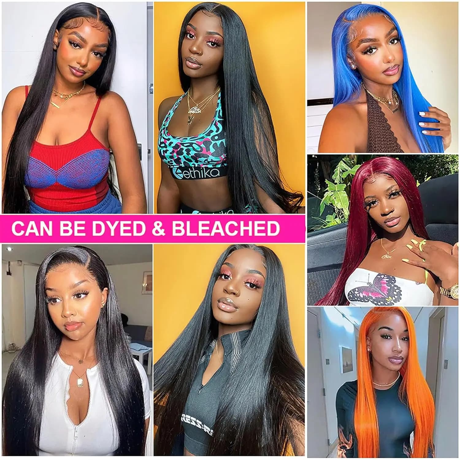 13X4 13X6 Transparente lace frontal hd 4X4 5X5 6X6 Closure Human Hair 100 % Humains Cheveux Pré-épil