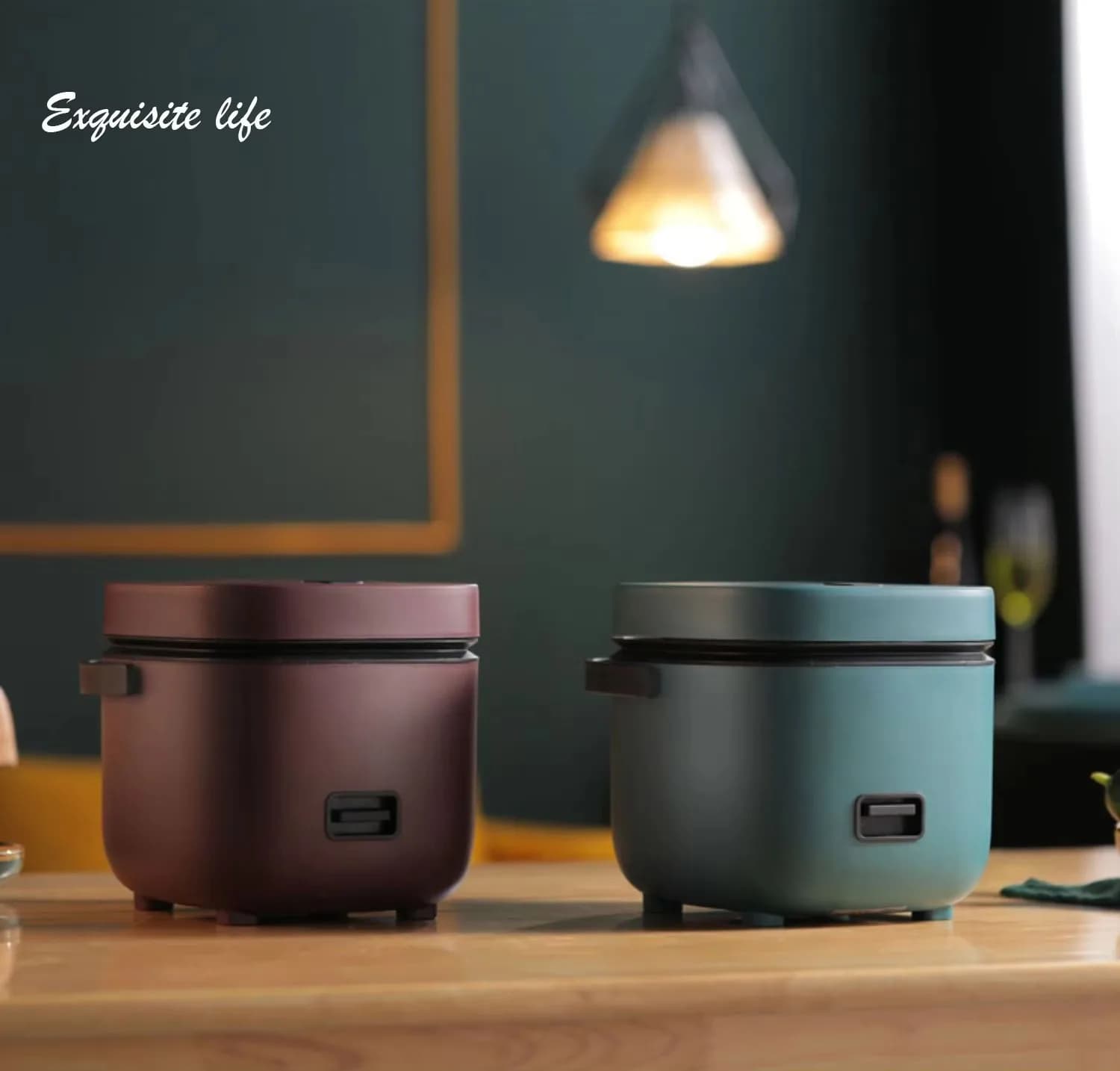 Mini cuiseur à riz automatique cuisine domestique machine de cuisson électrique 1-2 personnes chauff