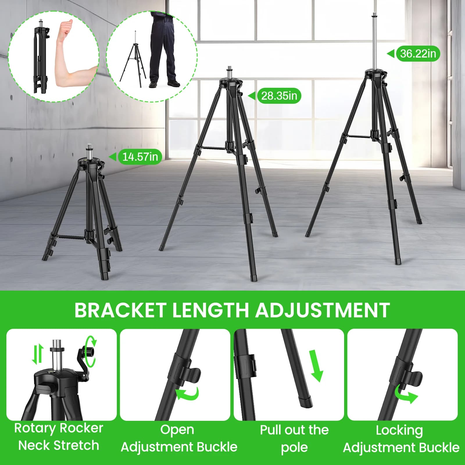 Niveau Laser 4D 16 lignes, ligne verte, auto-nivelant 360, puissance horizontale et verticale, outil