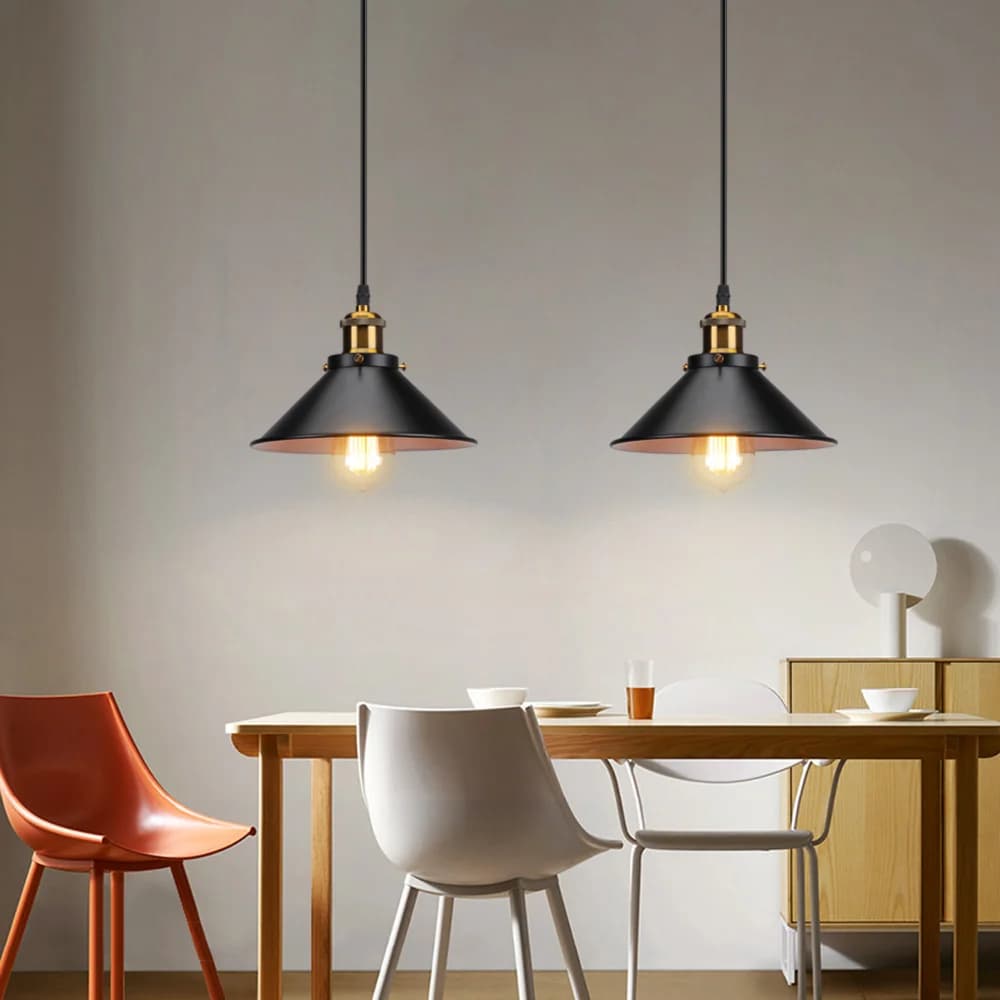 Vintage suspension Loft rétro lustre suspension lampe E27 Base industrielle suspension Edison éclair