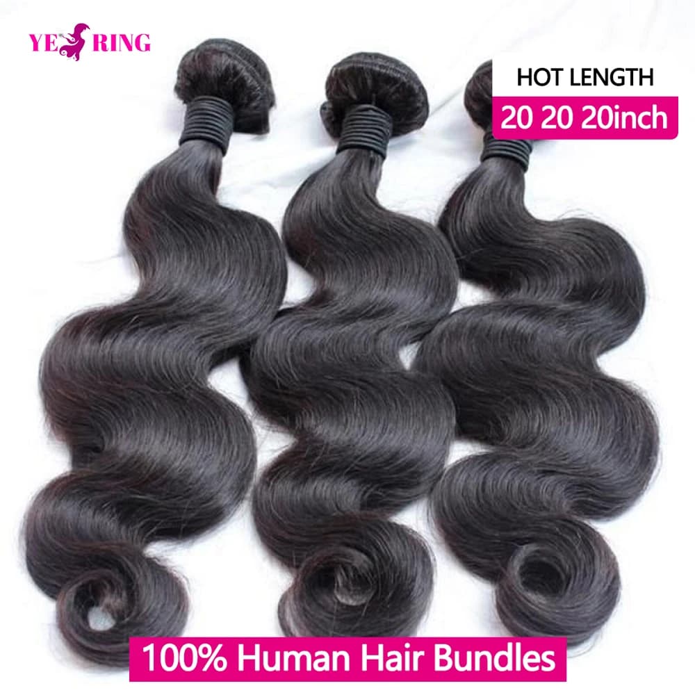 tissage cheveux humains perruques cheveux humains 20 22 pouces corps vague cheveux humains paquets 1