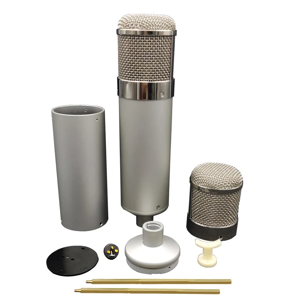 Mir de microphone argenté, pièce de réparation pour U47