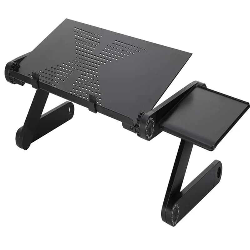 Bureau d'ordinateur portable en alliage d'aluminium anti-corrosion, table pliante de dortoir, bureau