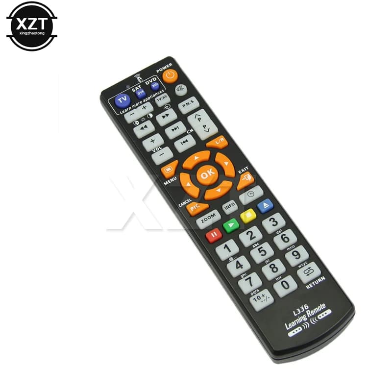 Télécommande universelle intelligente IR L336 avec fonction d'apprentissage pour TV CBL DVD SAT STB 
