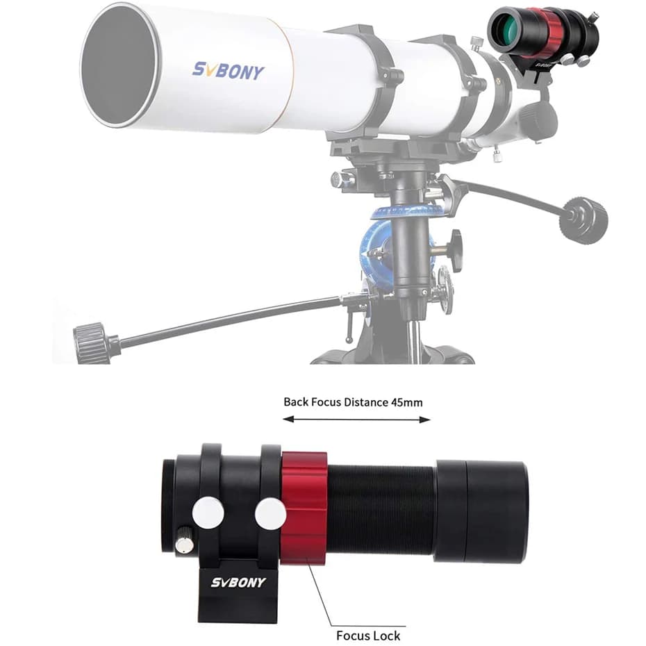 SVBONY-Lunette de guidage compacte ultra-mini pour caméras à guidage automatique, SV165, SV305, ZWO,