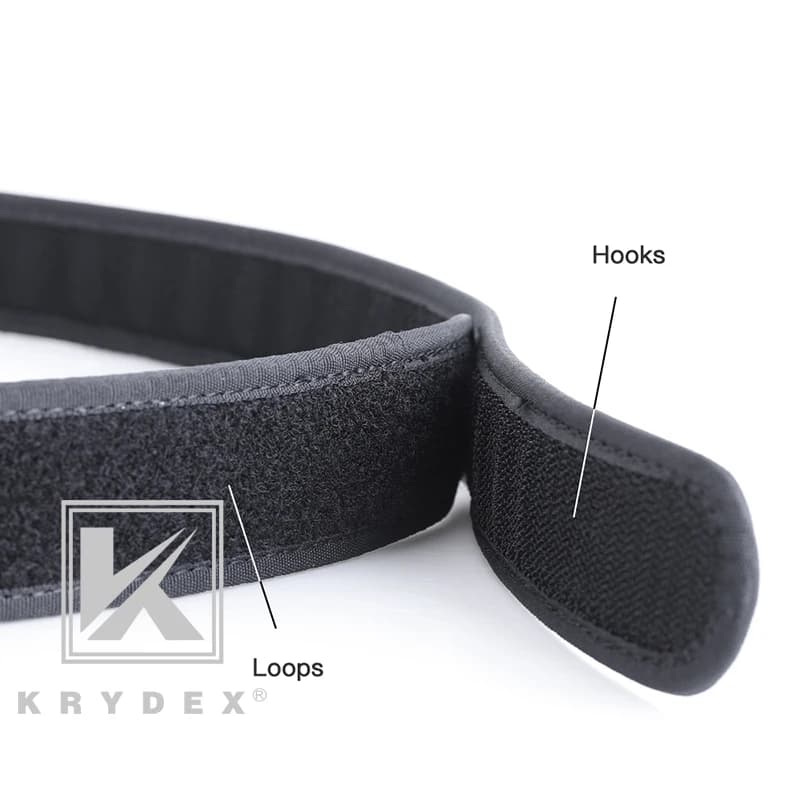 KRYDEX – ceinture de doublure intérieure sans boucle tactique, 1.5 pouces, doublure à boucle en Nylo