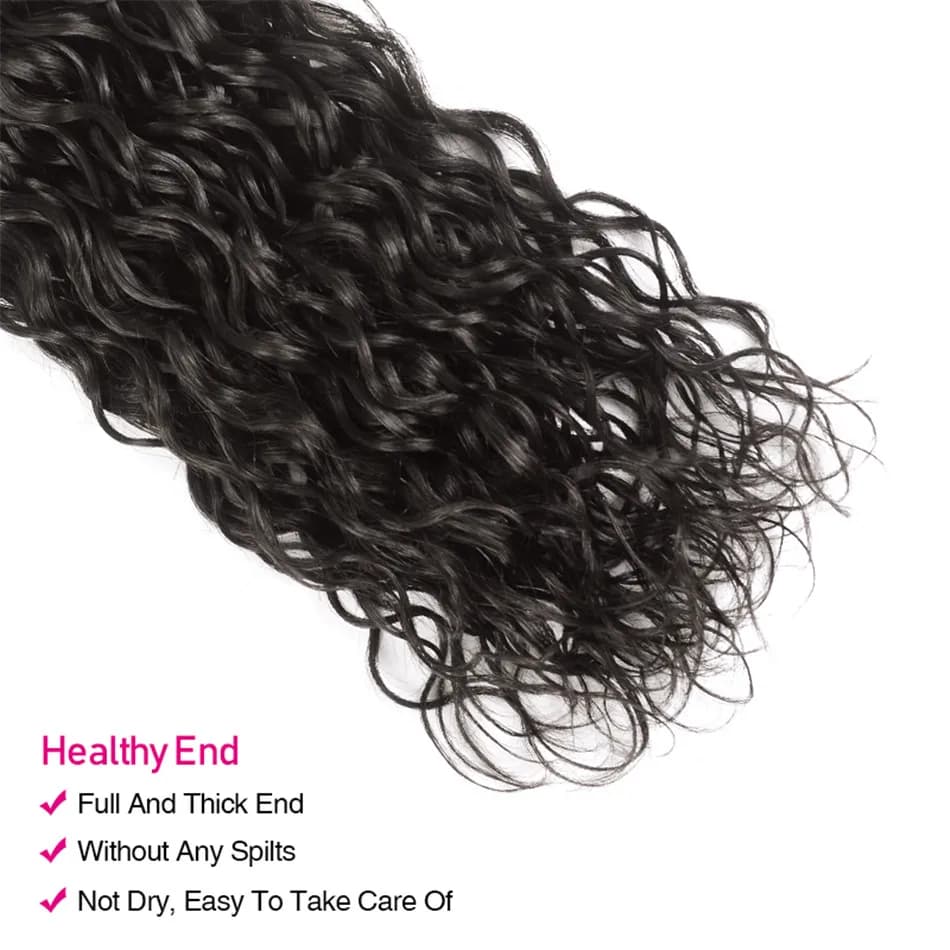 Mèches 100% naturelles vierges ondulées-UNice Hair, tissage à coudre, document riche naturel, 8 à 26