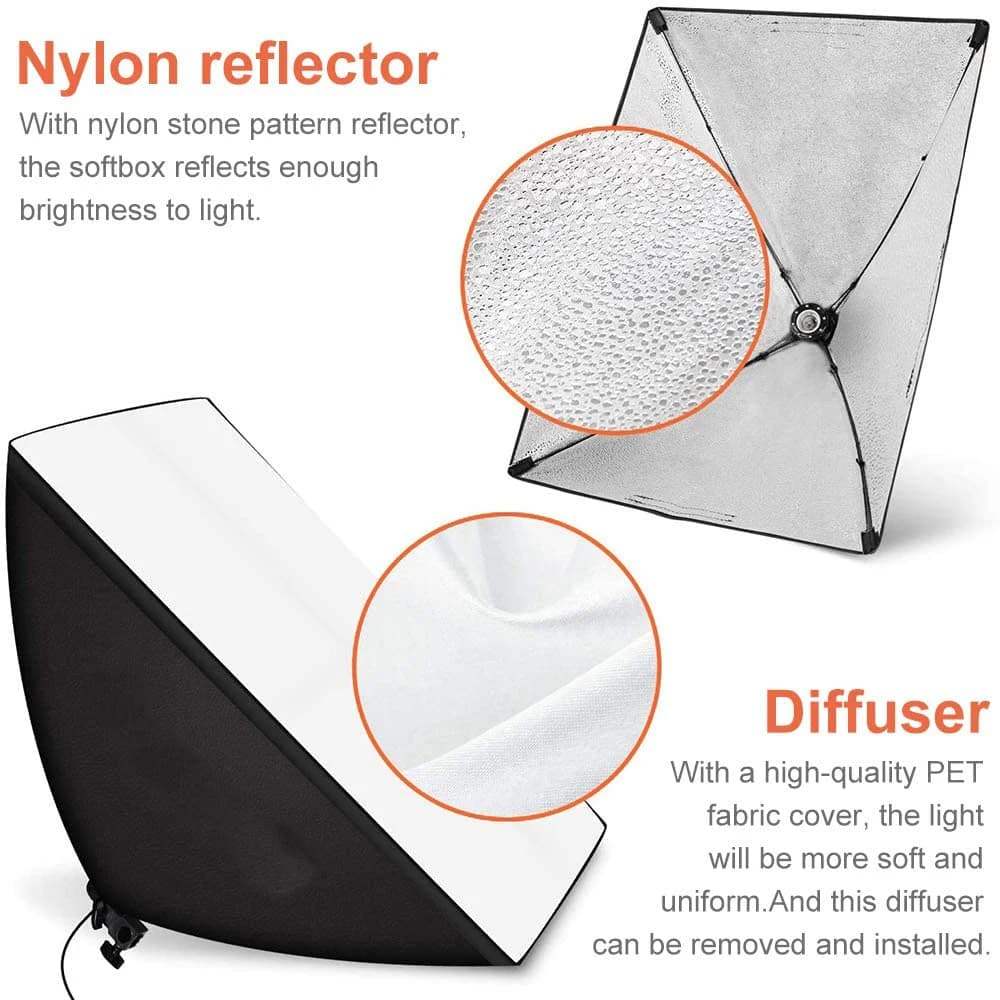 Équipement photographique Photo Studio photographie boîte souple Kit avec Triopode vidéo 50x70 cm bo