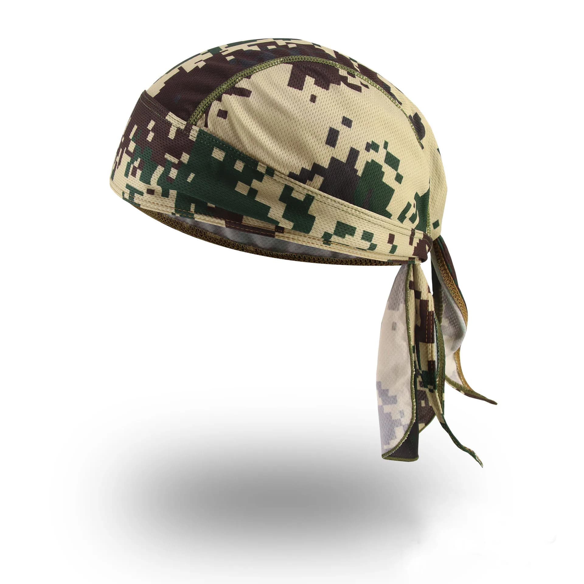 Nouveau bandeau été hommes imprimé casquette de cyclisme Protection solaire Camouflage pêche course 