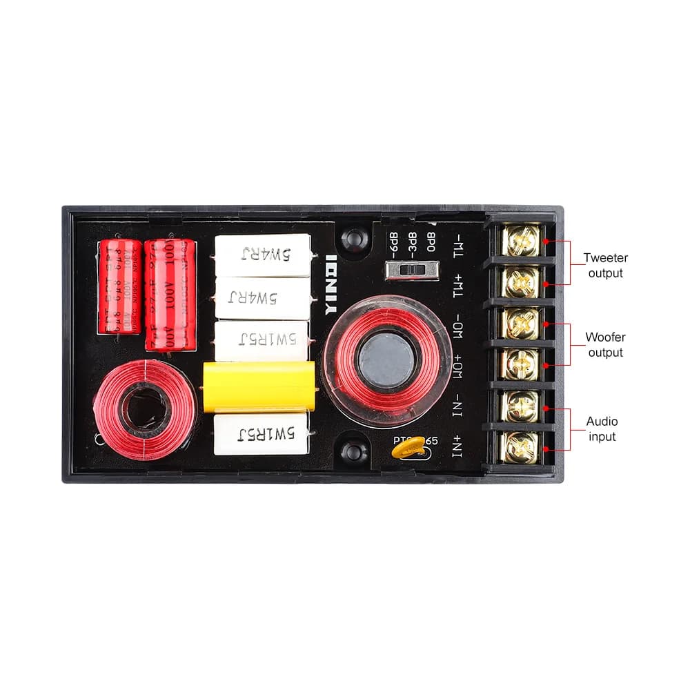 AIYIMA-Haut-parleur audio de voiture, 200W, 2 voies croisées, aigus, basses, indépendant, filtre hau