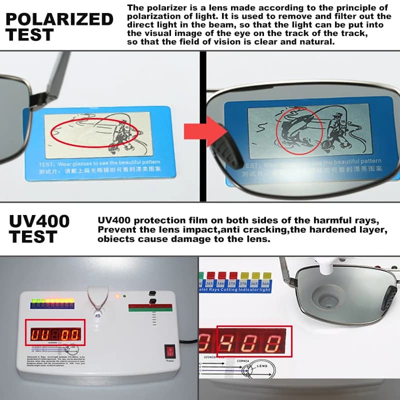 LIOUMO – lunettes de soleil polarisées pour hommes et femmes, photochromiques, de conduite, de quali