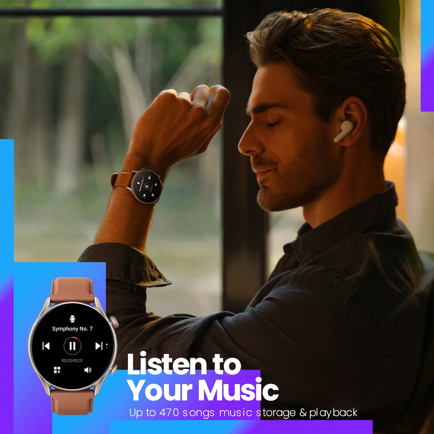 Amazfit GTR 3 Pro GTR3 Pro GTR-3 46mm Smartwatch Alexa GPS intégré Autonomie de 12 jours Montre inte