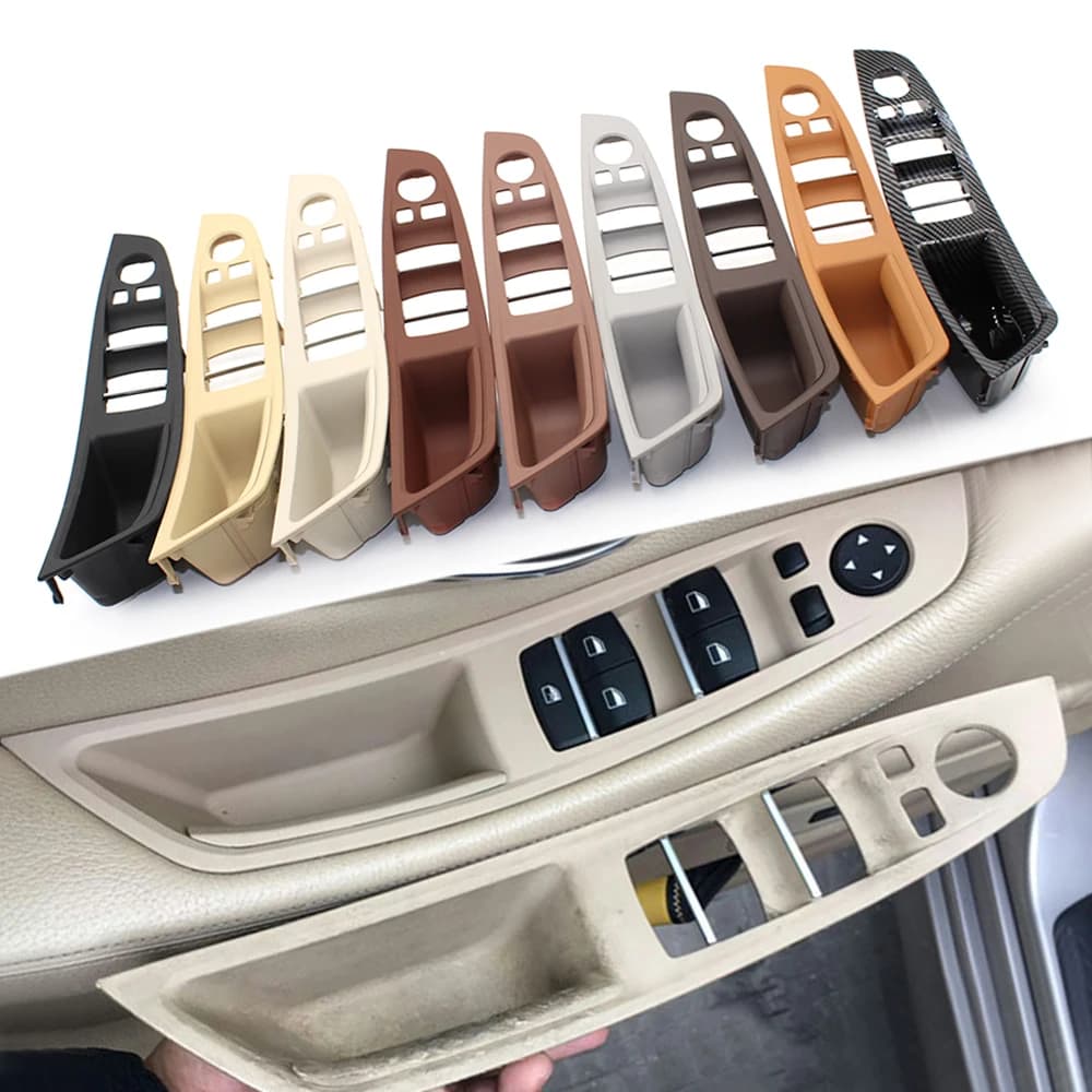 Poignée de porte intérieure gauche pour conducteur, panneau d'accoudoir de remplacement pour BMW sér