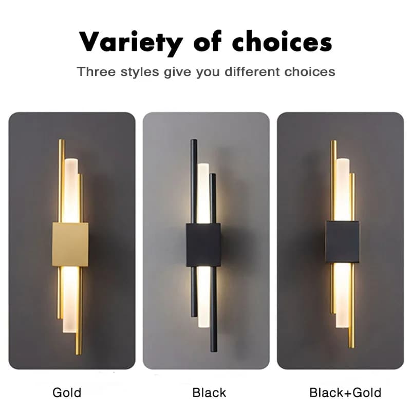 Applique Murale LED au Design Moderne, Luminaire Décoratif d'Nik, Idéal pour un Salon, un Couloir ou
