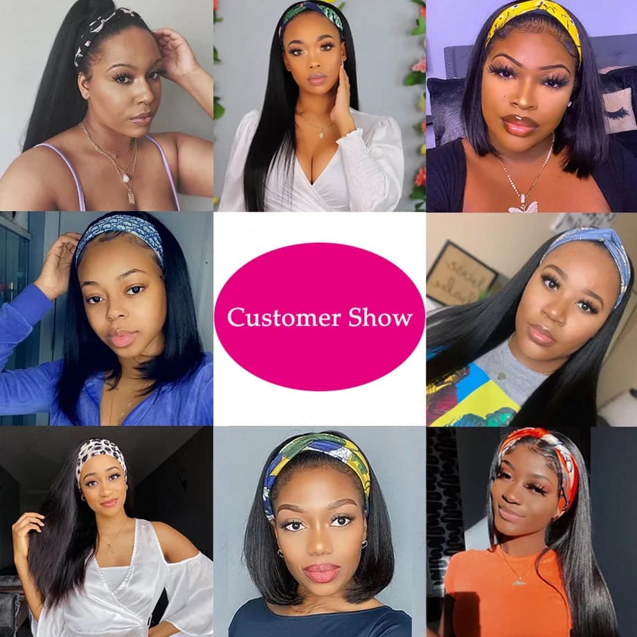 MYLOCKcloser-Perruque Brésilienne Naturelle Remy, Cheveux Lisses, Sans Colle, Faite à la Machine, Li
