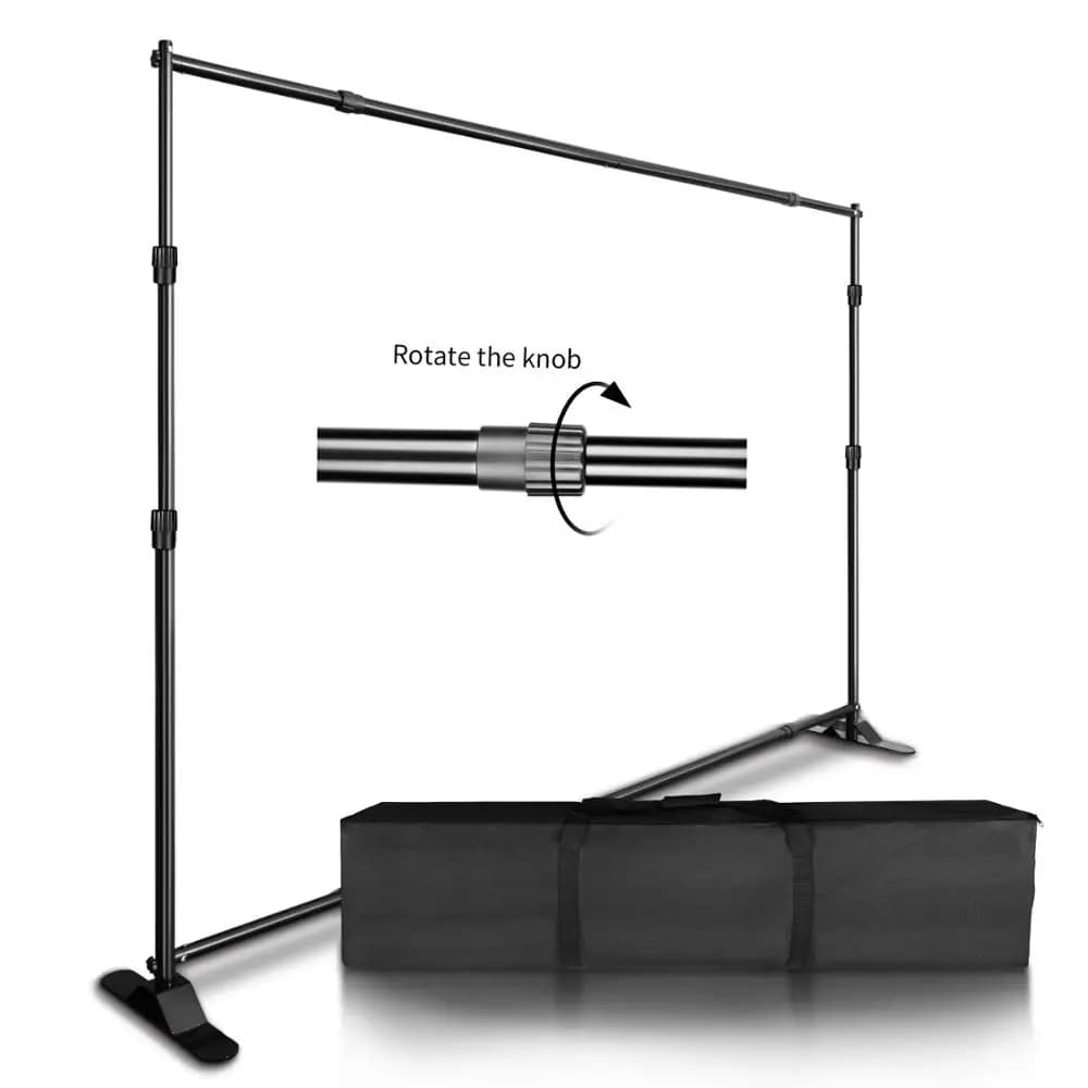 Support d'arrière-plan à Double barre transversale, système de Support d'arrière-plan pour photograp