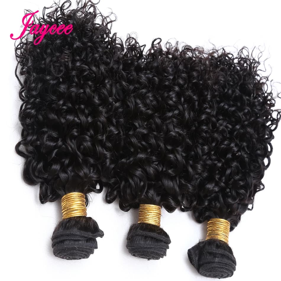 12A Extension de Cheveux bouclés crépus mongols 1/3 paquets traiter tissage de Cheveux humains Tissa