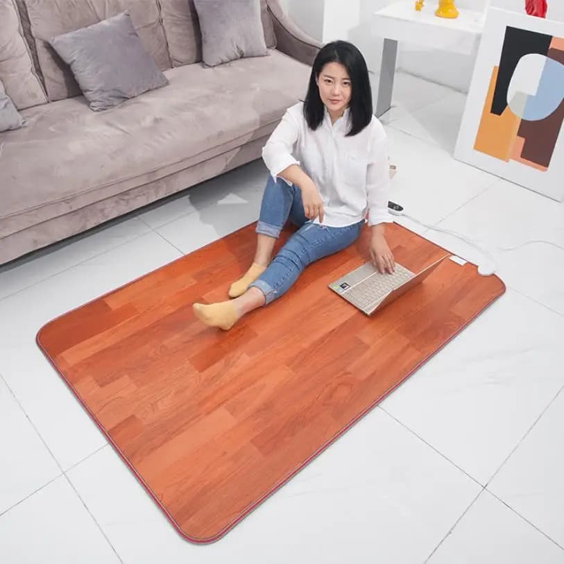 220V hiver chauffage tapis de pied bureau maison coussin chauffant électrique pieds chauds chauffage
