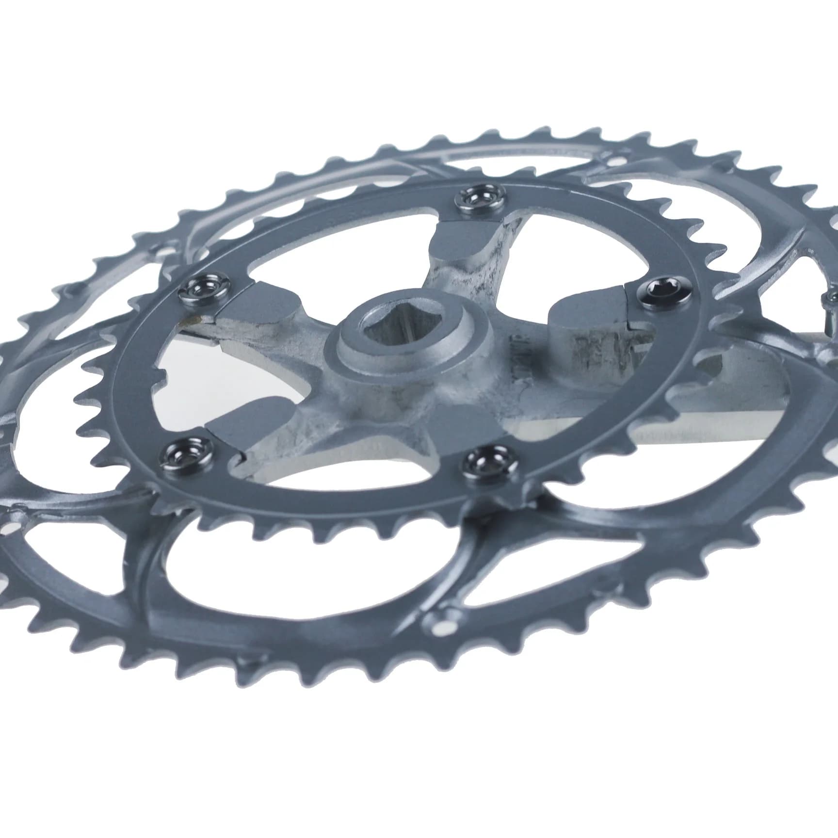 Pédalier de vélo de route en alliage d'aluminium 50-34T 8/9S, pignon à trou carré de 170mm, accessoi