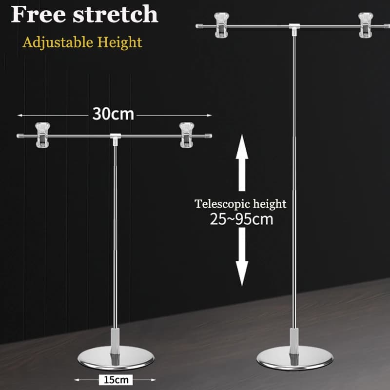 Supports d'arrière-plan pour photographie, cadre de fond réglable en forme de T, système de Support 