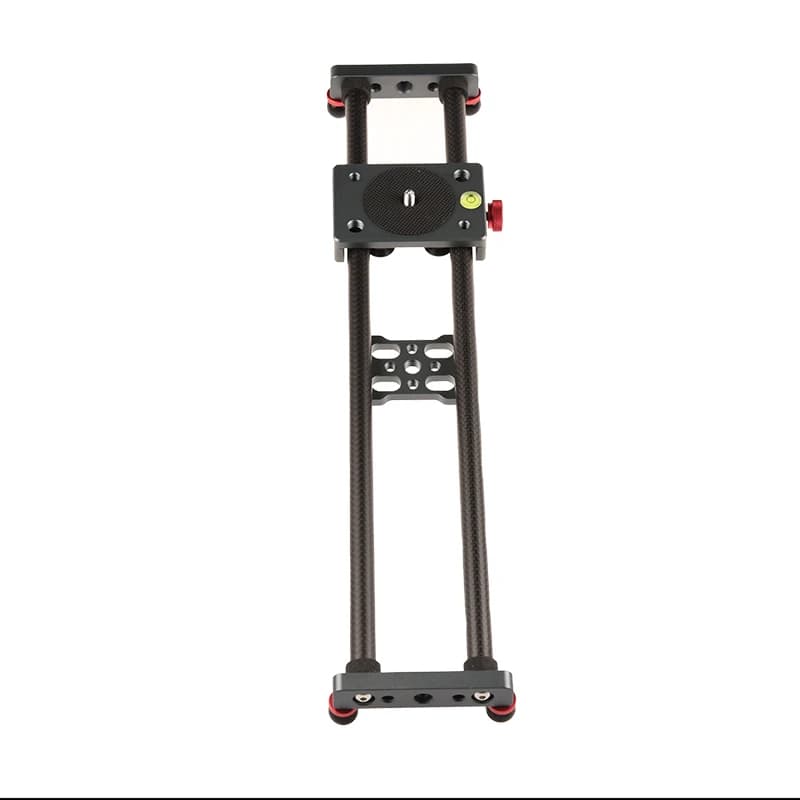 VLOGMAGIC Rail de glissière vidéo de table en fibre de carbone de 16 pouces pour caméras de smartpho