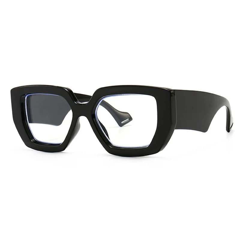 Marque Prescription lunettes de lecture cadre surdimensionné carré ordinateur Transparent femmes lun