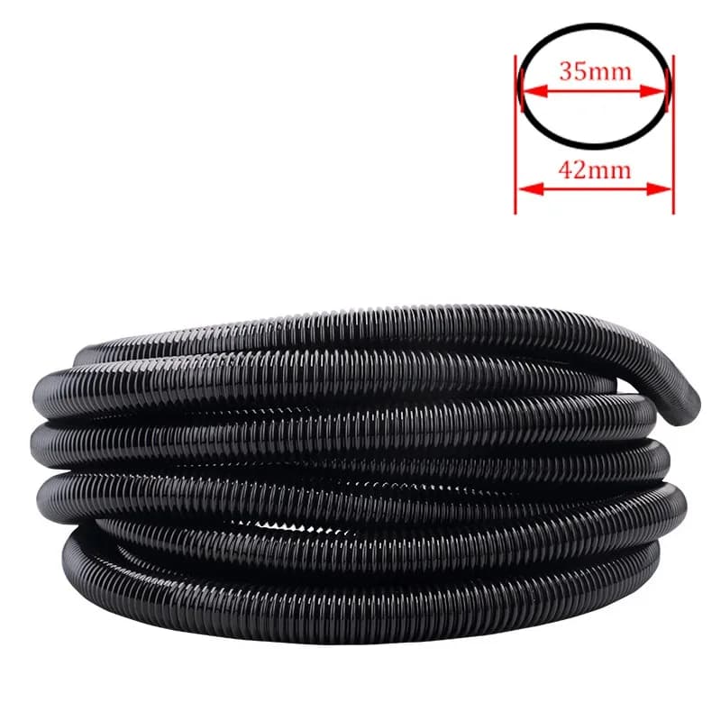 Tuyau fileté pour aspirateur, intérieur 35mm/extérieur 42mm, pailles à soufflet, tuyau souple et Fle