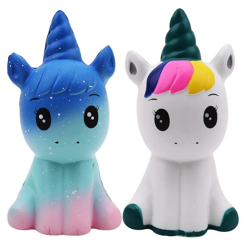 Nouveau Squishy mignon licorne Simulation Animal poupée PU pain lente augmentation parfumé doux pres