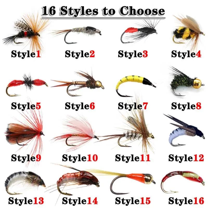 Leurre de pêche à la mouche sur glace, 5 pièces, tête de perle en laiton, paon Herl Buzzer, leurre J